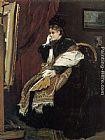 Alfred Stevens Canvas Paintings - La Doloureuse Certitude